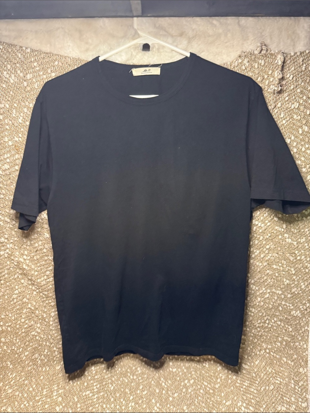 Men's Black Crew Neck Short Sleeve Tee - Unbranded